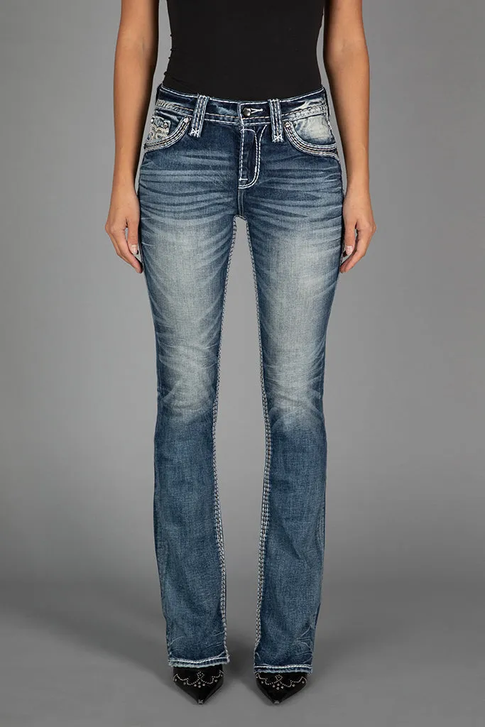 Edrose Bootcut Jeans sold by Rock Revival product image thumbnail 3