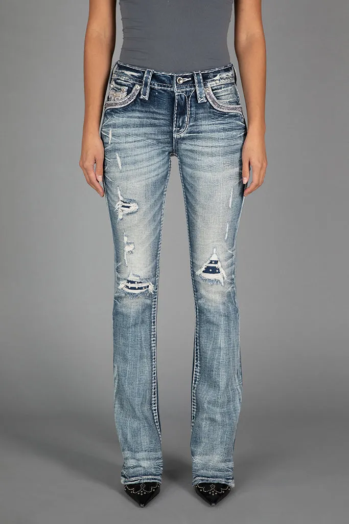 Ezra Bootcut Jeans sold by Rock Revival product image thumbnail 3