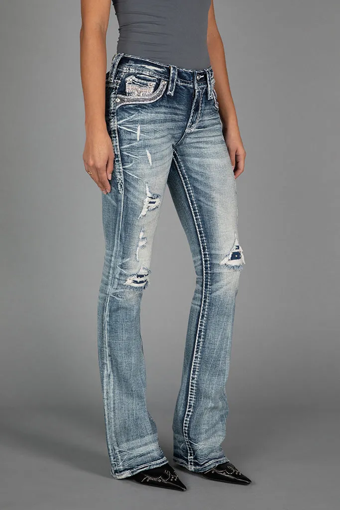 Ezra Bootcut Jeans sold by Rock Revival product image thumbnail 2