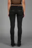 Camille Low-Rise Moto Skinny Jeans sold by Rock Revival