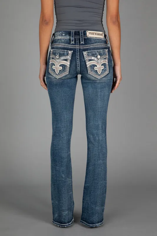 Shell Pink Bootcut Jeans sold by Rock Revival