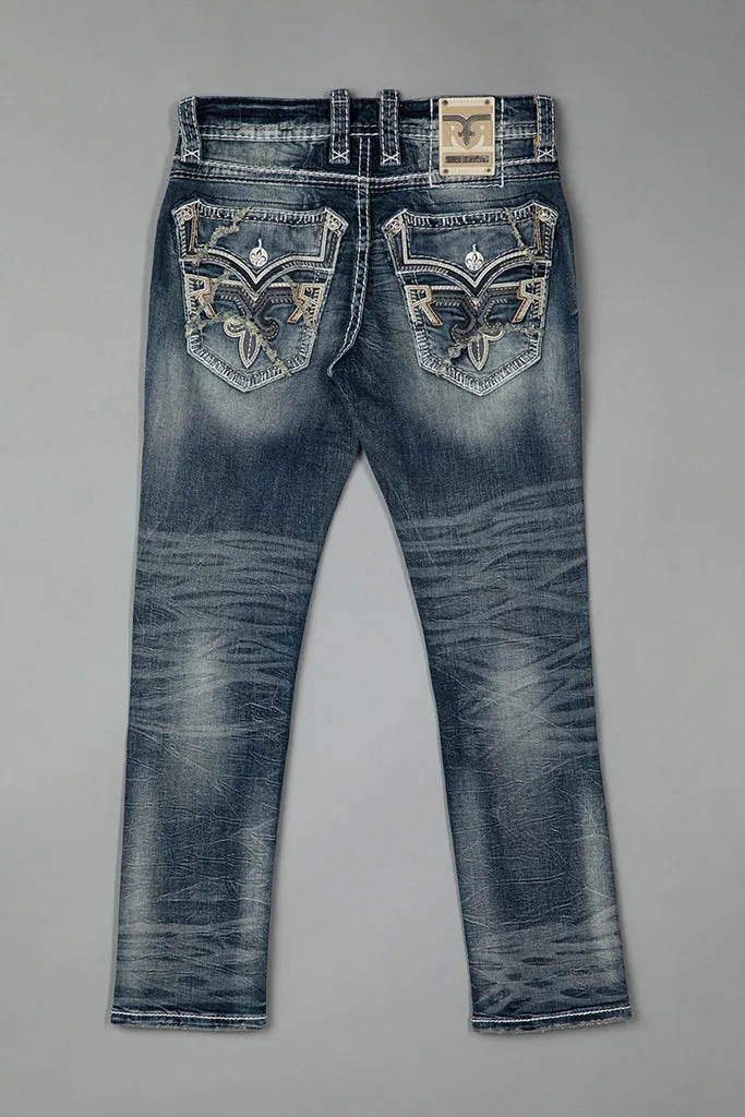 Damian Alt Straight Jeans sold by Rock Revival product image thumbnail 4