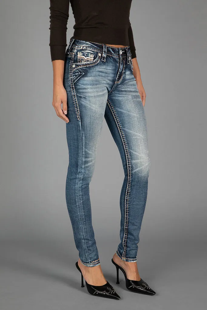 NECTARINE SKINNY JEANS sold by Rock Revival product image thumbnail 2