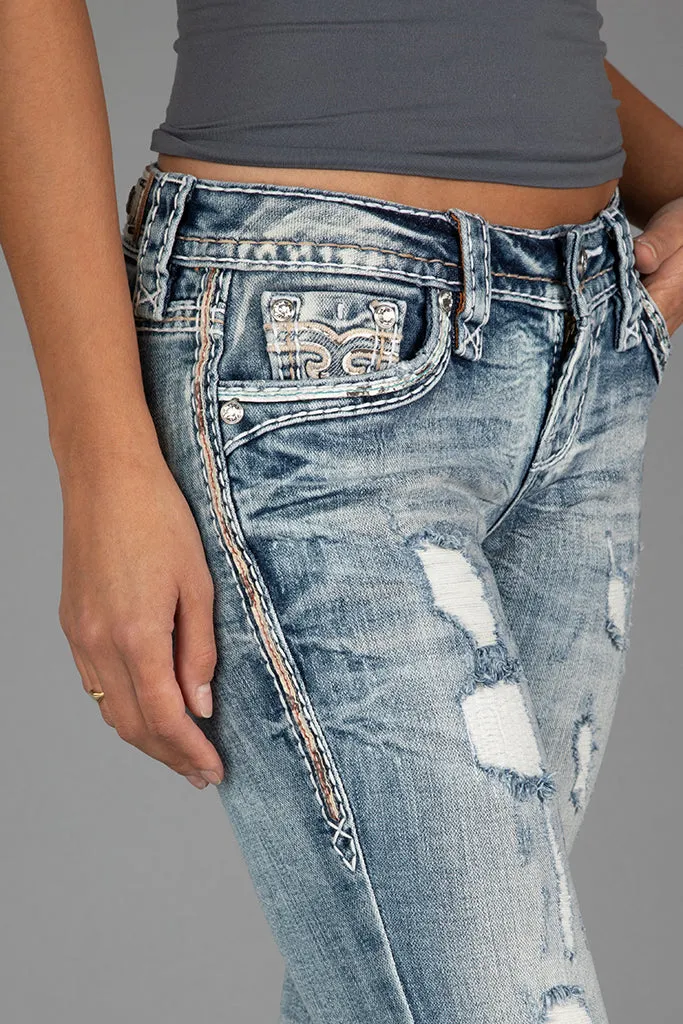 Talisa Low-Rise Bootcut Jeans sold by Rock Revival product image thumbnail 5