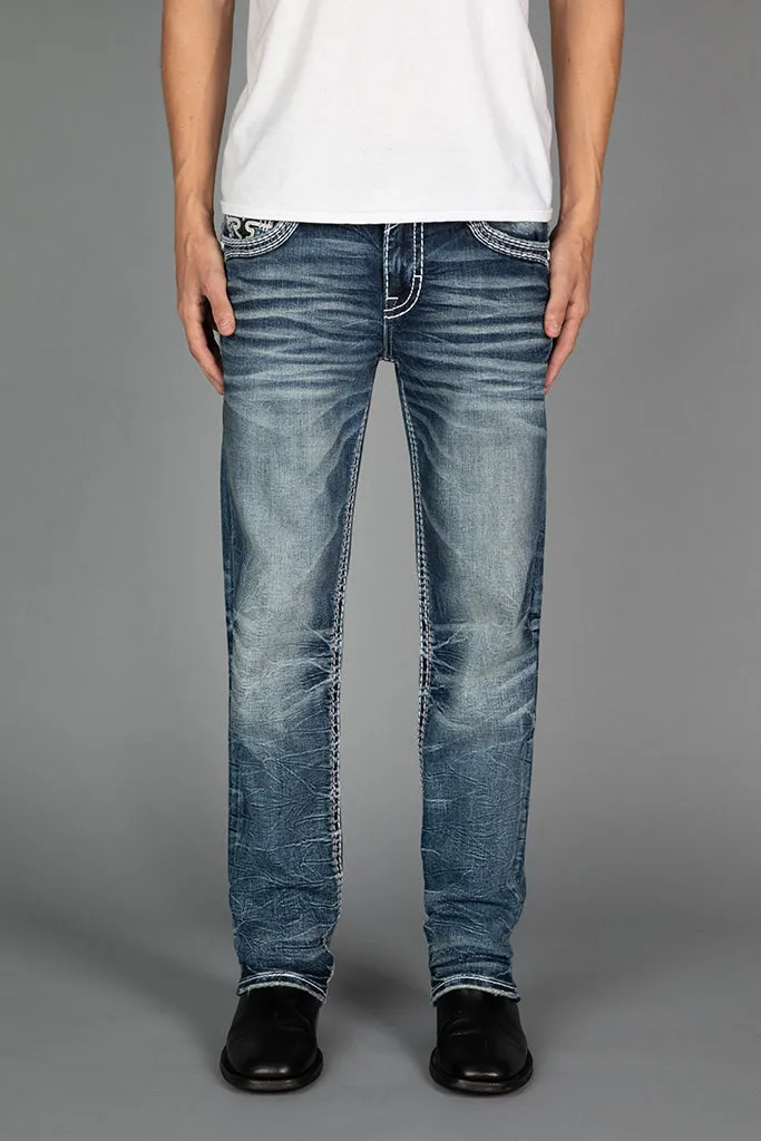 Leroy Straight Jeans sold by Rock Revival product image thumbnail 3