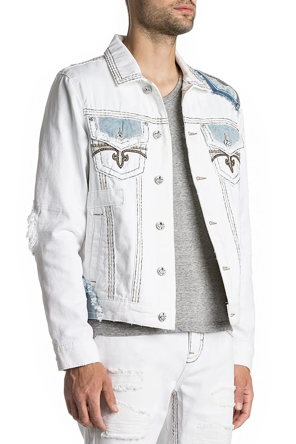 DOHENY DENIM JACKET sold by Rock Revival product image thumbnail 2