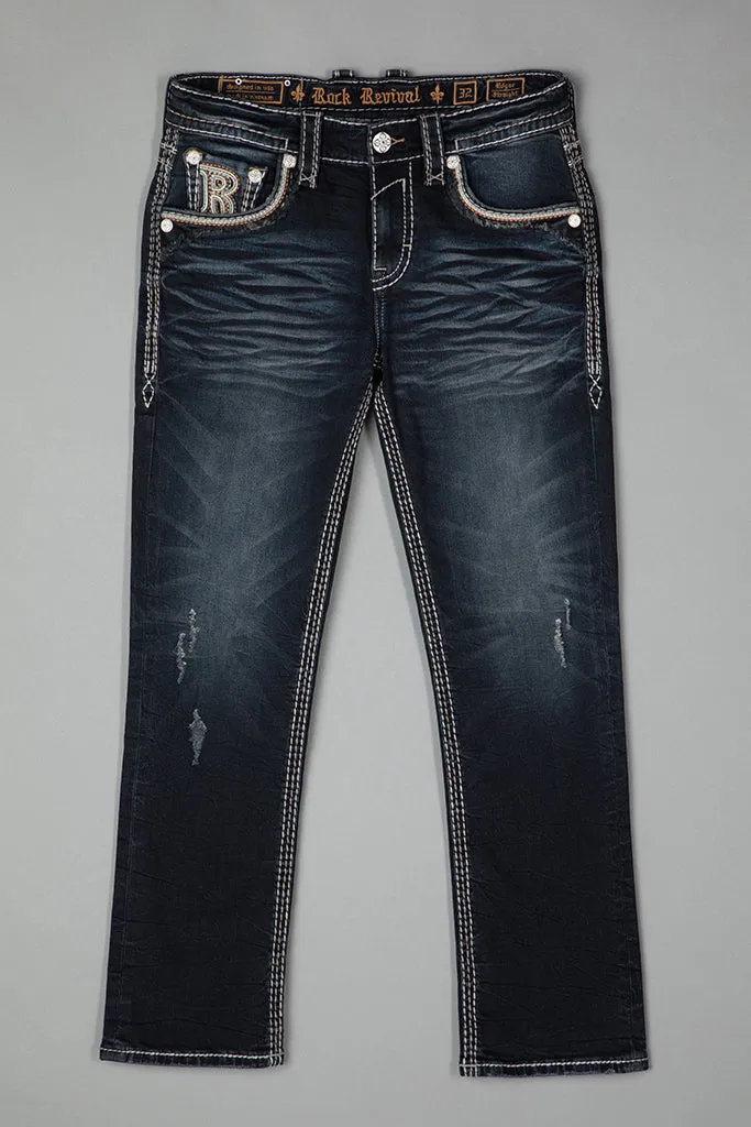 Edgar Straight Jeans sold by Rock Revival product image thumbnail 5