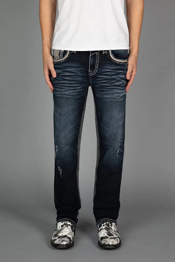 Edgar Straight Jeans sold by Rock Revival product image thumbnail 3