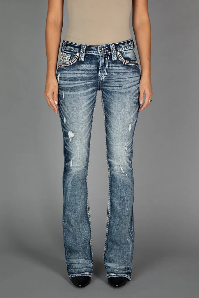 Ciaran Bootcut Jeans sold by Rock Revival product image thumbnail 3