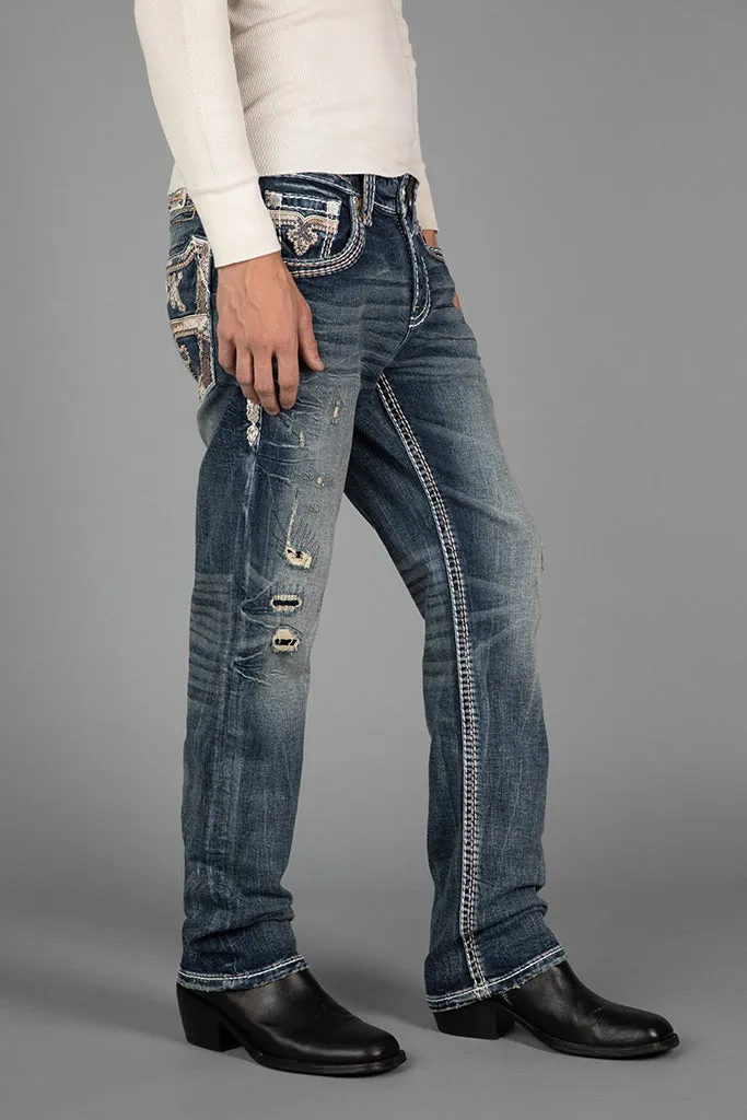 Kylan Straight Jeans sold by Rock Revival product image thumbnail 2