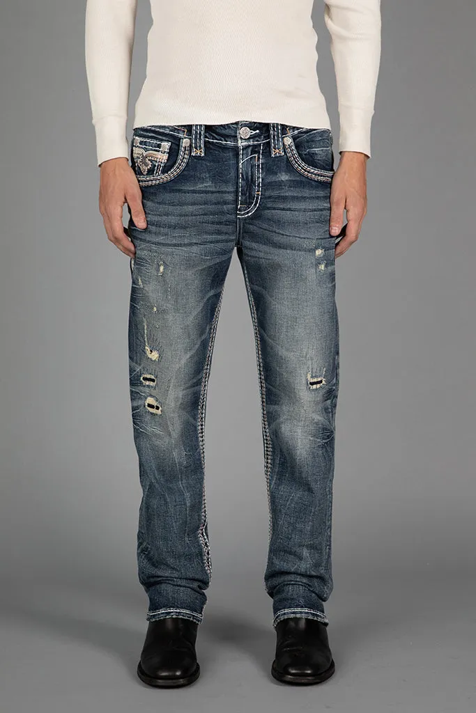 Kylan Straight Jeans sold by Rock Revival product image thumbnail 3