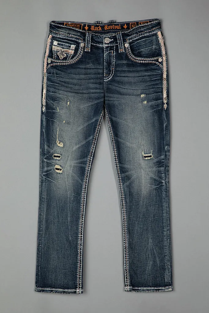 Kylan Straight Jeans sold by Rock Revival product image thumbnail 5