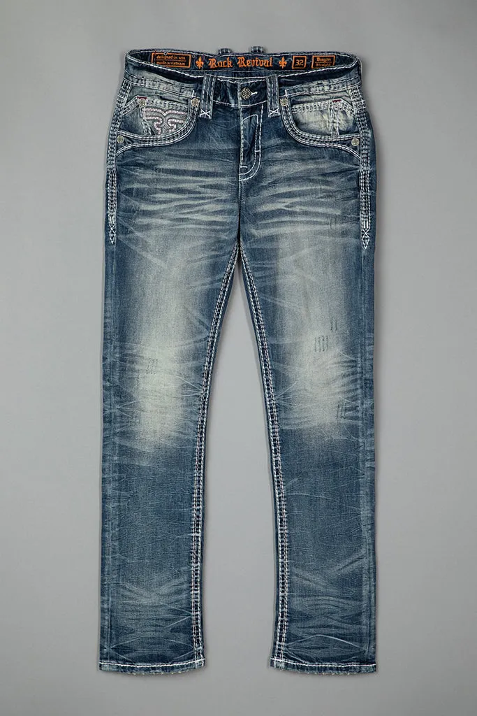 Ajay Straight Jeans sold by Rock Revival product image thumbnail 5