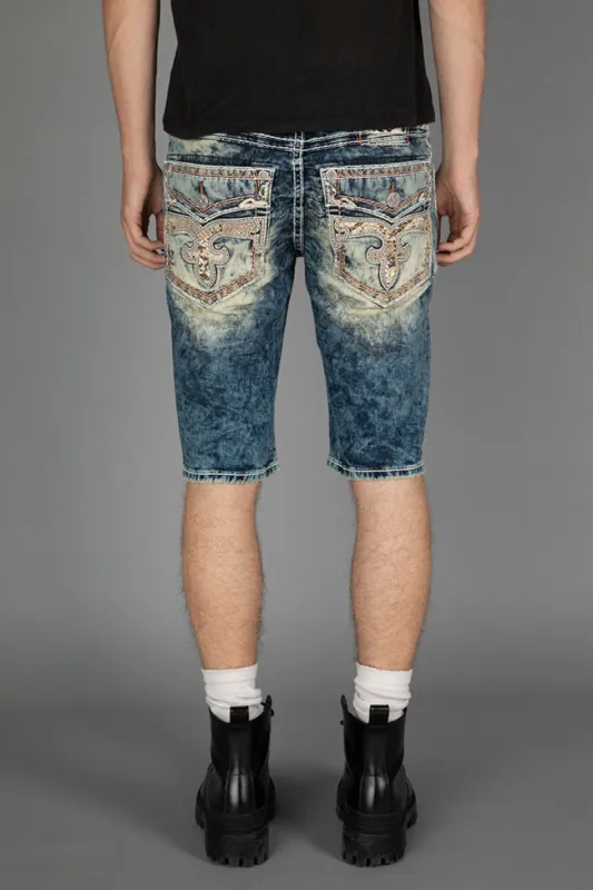 Dewey Denim Shorts sold by Rock Revival