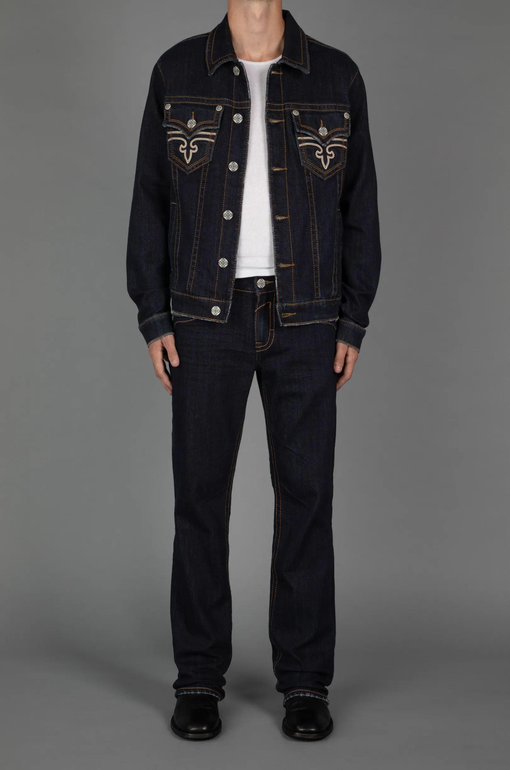 Jegor Denim Jacket sold by Rock Revival product image thumbnail 3