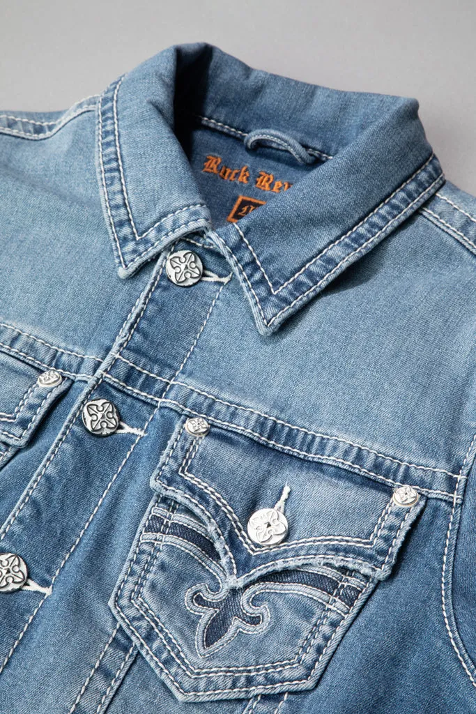 Jegor Denim Jacket sold by Rock Revival product image thumbnail 5