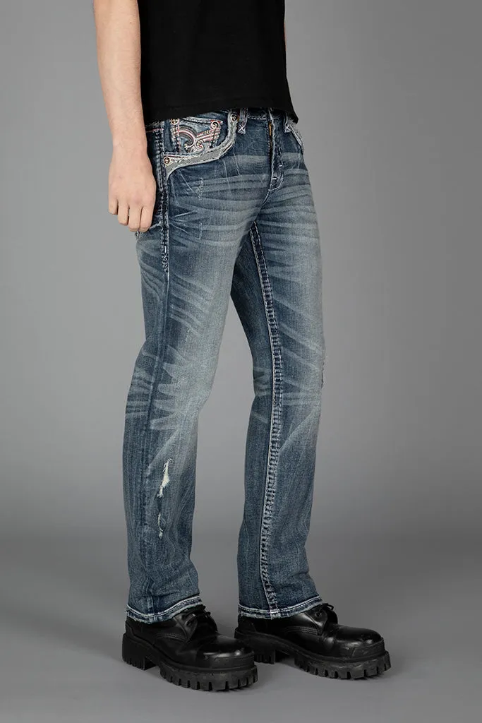 Leon Straight Jeans sold by Rock Revival product image thumbnail 2