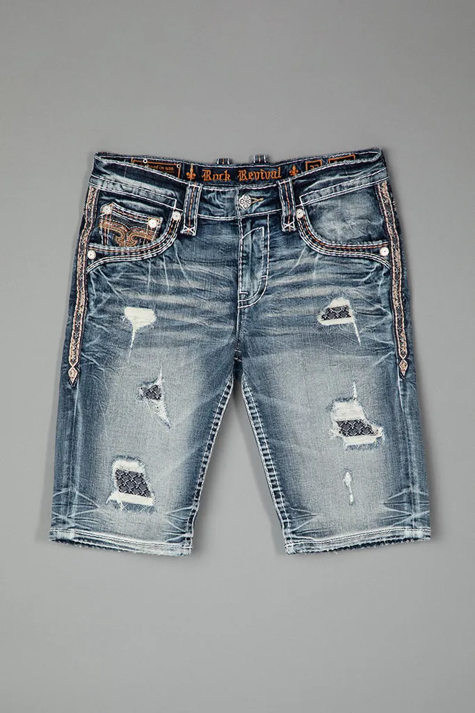 Baxter Denim Shorts sold by Rock Revival product image thumbnail 5