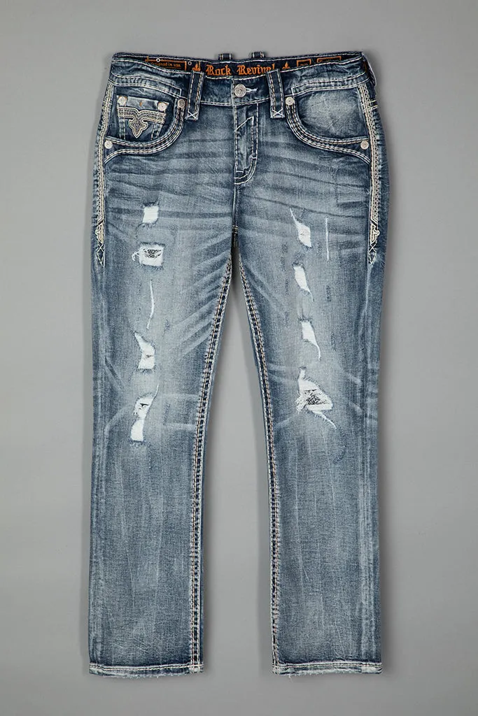 Emiliano Straight Jeans sold by Rock Revival product image thumbnail 5