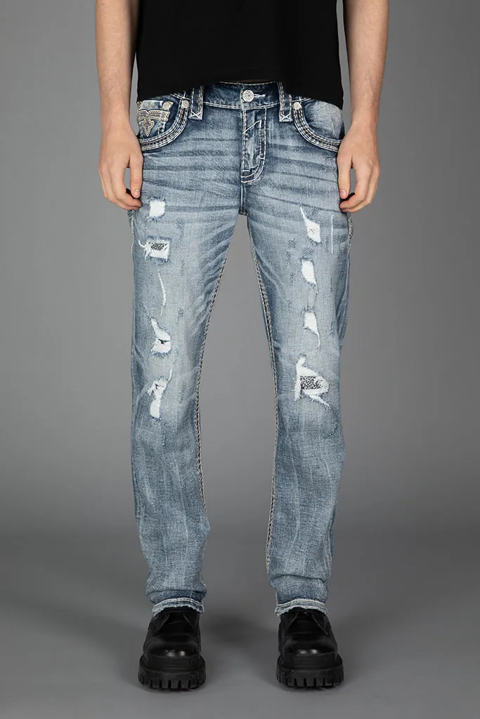 Emiliano Straight Jeans sold by Rock Revival product image thumbnail 3