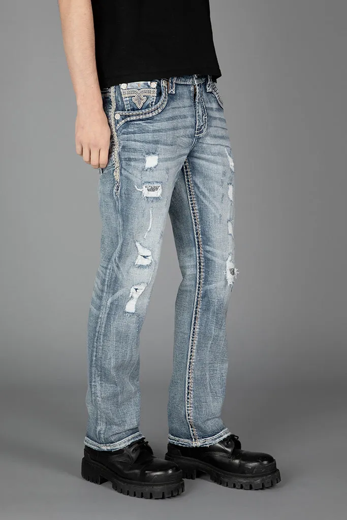 Emiliano Straight Jeans sold by Rock Revival product image thumbnail 2