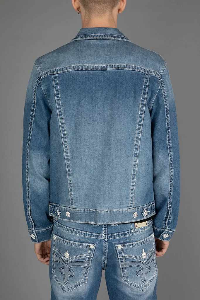 Jegor Denim Jacket sold by Rock Revival product image thumbnail 2