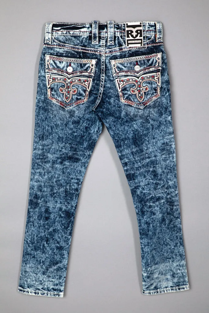 Jim Alt Straight Jeans sold by Rock Revival product image thumbnail 4