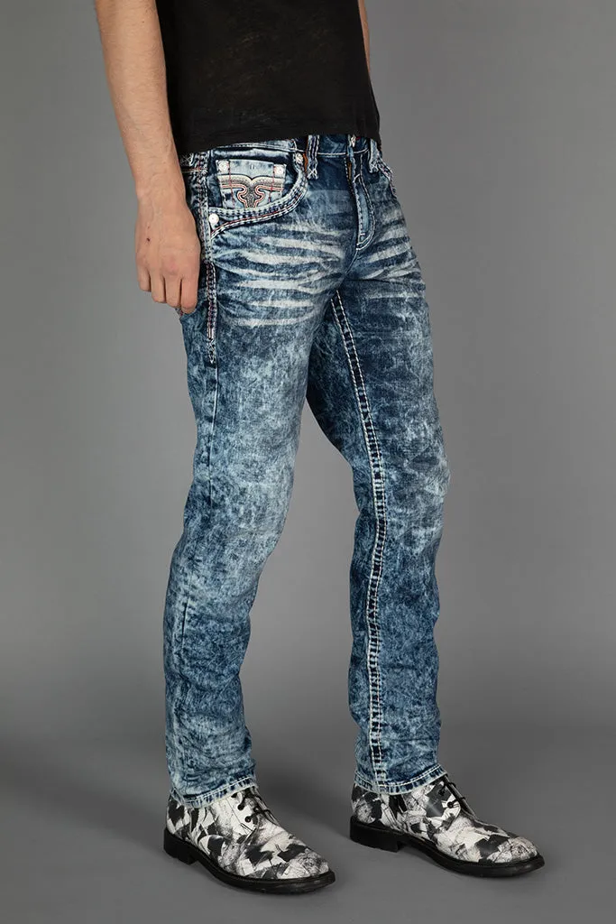 Jim Alt Straight Jeans sold by Rock Revival product image thumbnail 2