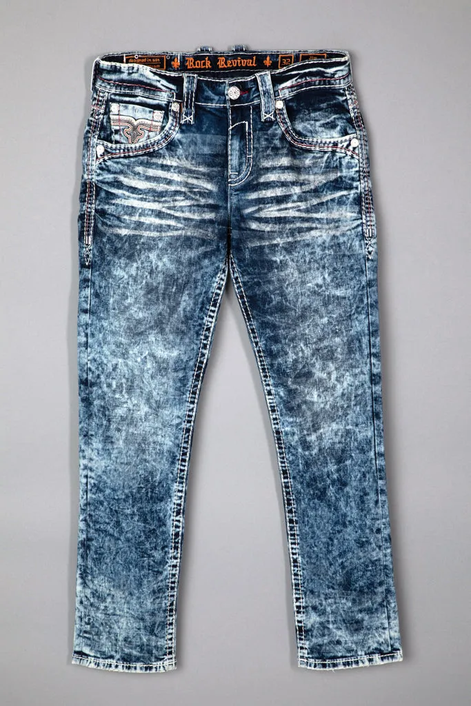 Jim Alt Straight Jeans sold by Rock Revival product image thumbnail 5