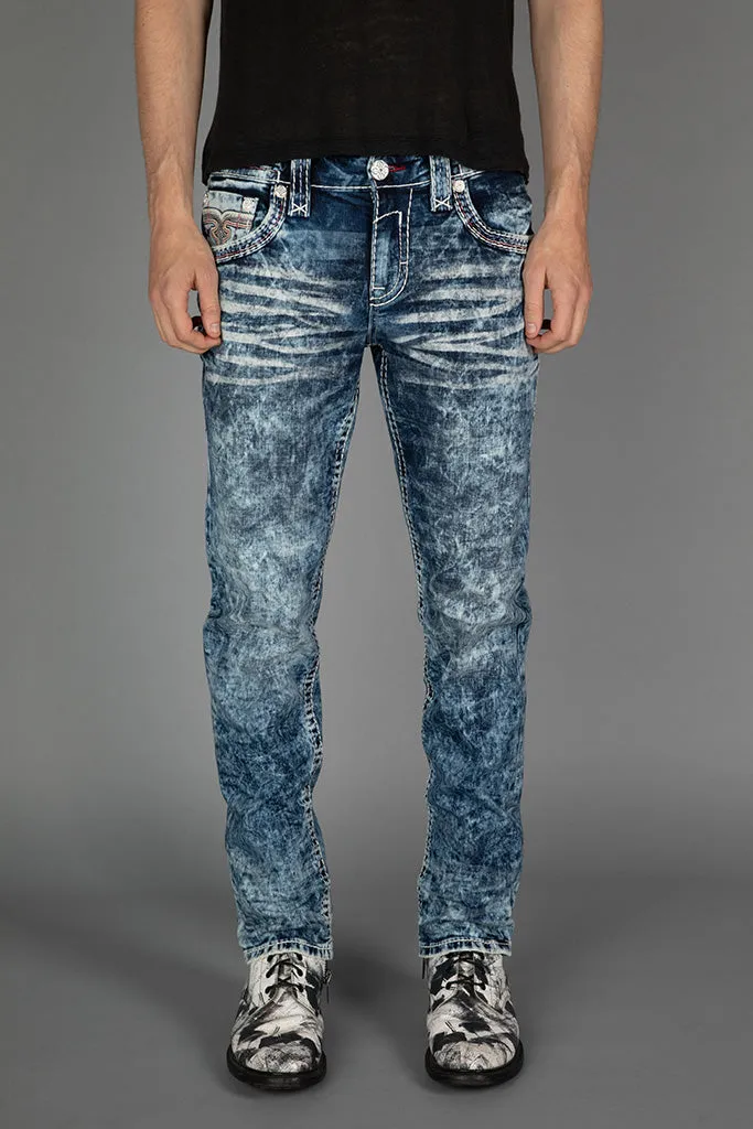 Jim Alt Straight Jeans sold by Rock Revival product image thumbnail 3
