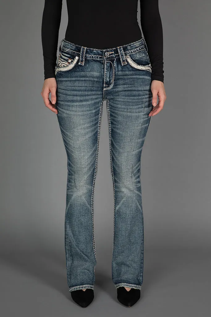 Jiselle Bootcut Jeans sold by Rock Revival product image thumbnail 3