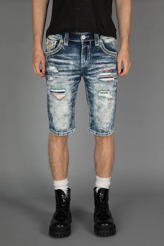 Arlo Denim Shorts sold by Rock Revival product image thumbnail 3