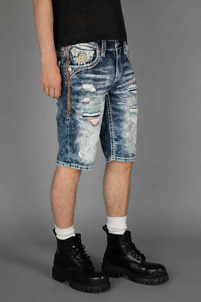Arlo Denim Shorts sold by Rock Revival product image thumbnail 2