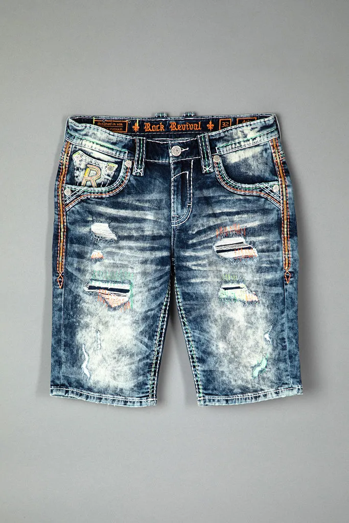 Arlo Denim Shorts sold by Rock Revival product image thumbnail 5