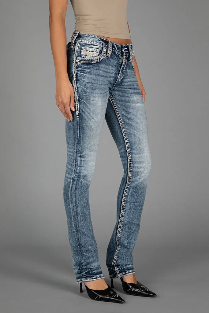 Hibiscus Straight Jeans sold by Rock Revival product image thumbnail 2