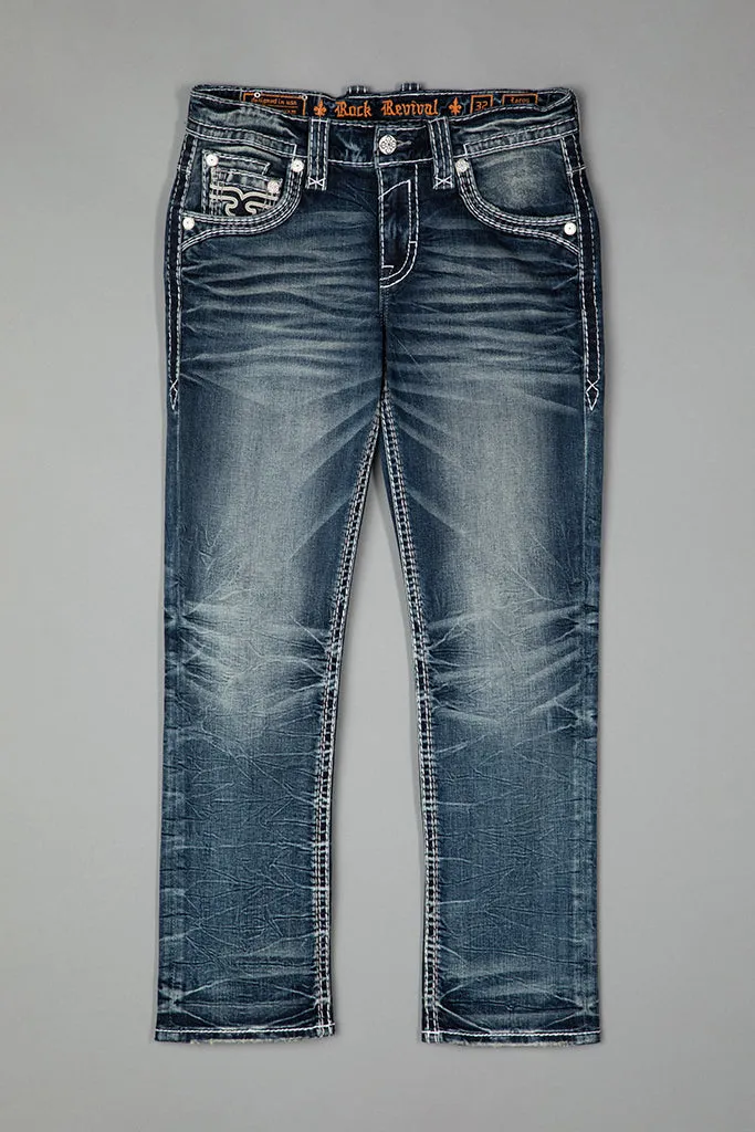 Leroy Straight Jeans sold by Rock Revival product image thumbnail 5