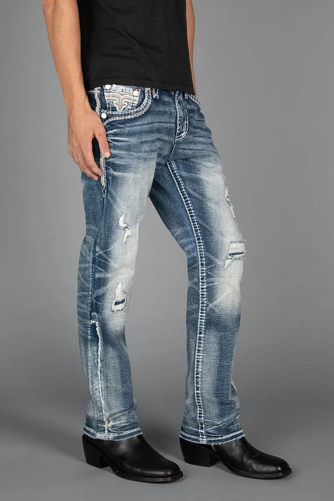 Jakub Straight Jeans sold by Rock Revival product image thumbnail 2