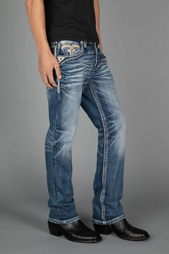 Myron Straight Jeans sold by Rock Revival product image thumbnail 2