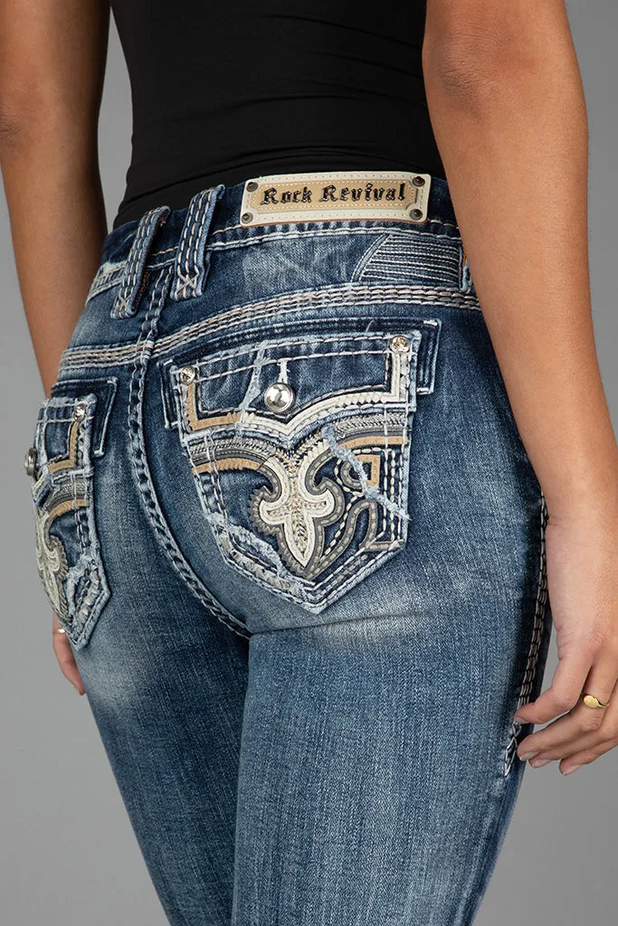 Neoma Straight Jeans sold by Rock Revival product image thumbnail 4
