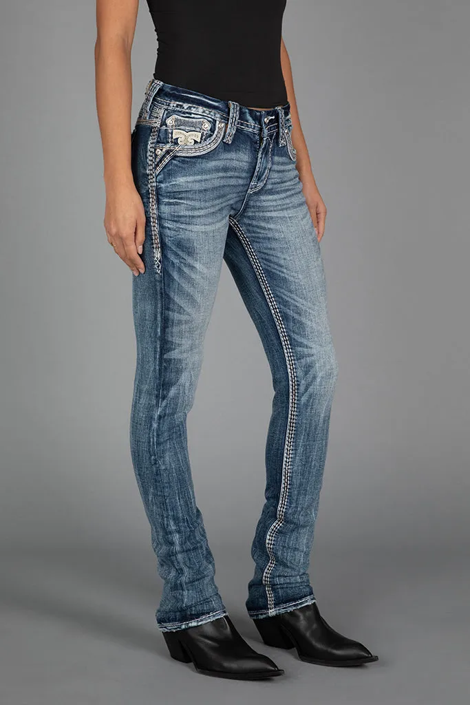 Neoma Straight Jeans sold by Rock Revival product image thumbnail 2
