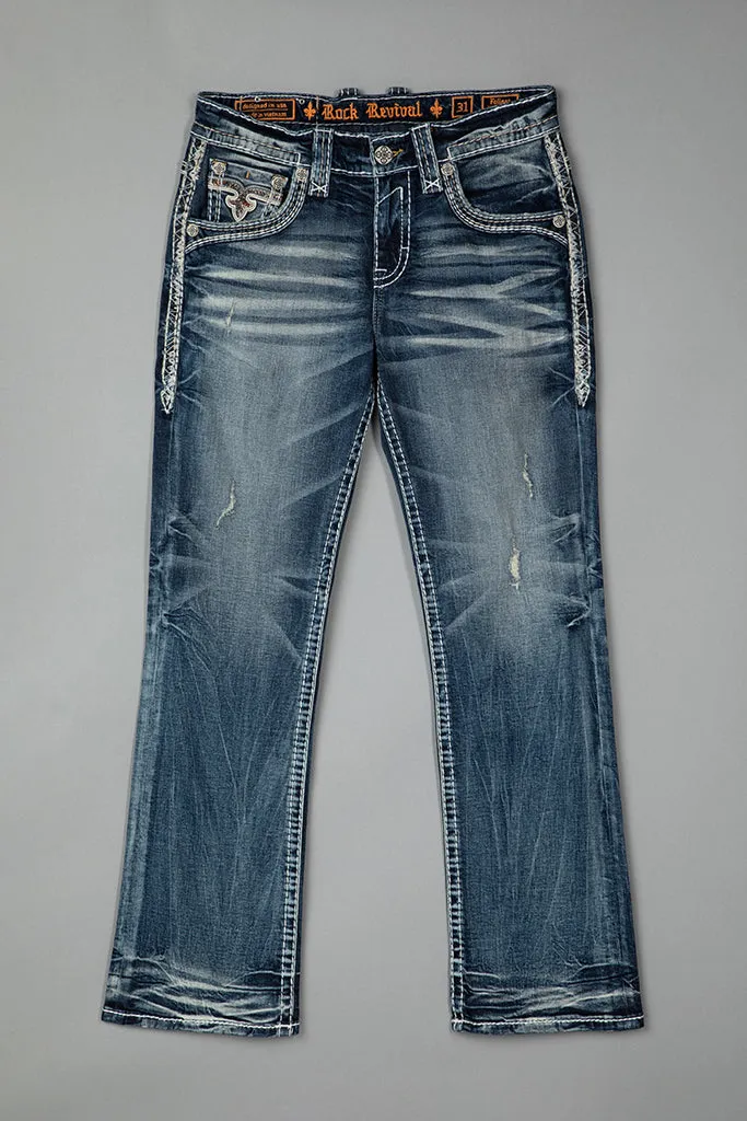 Foliage Bootcut Jeans sold by Rock Revival product image thumbnail 5