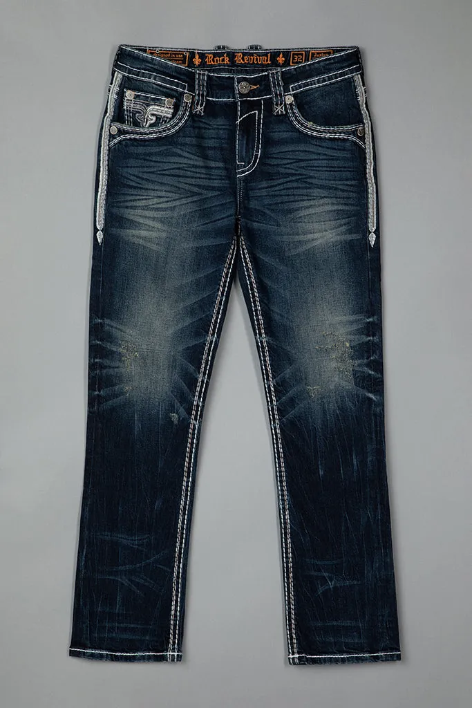 Justyn Straight Jeans sold by Rock Revival product image thumbnail 5