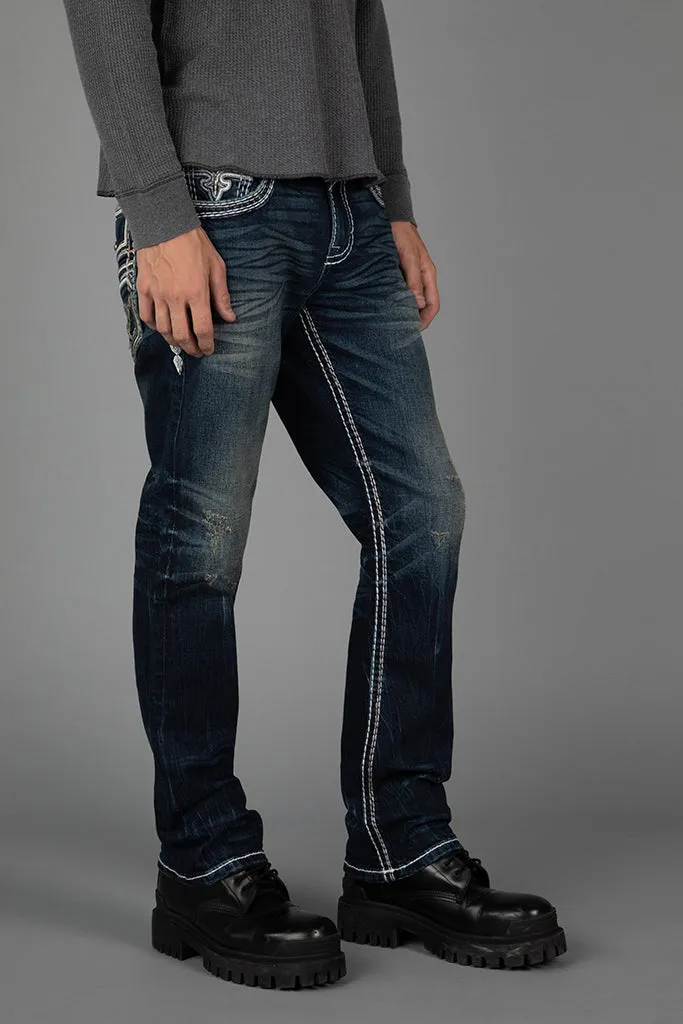 Justyn Straight Jeans sold by Rock Revival product image thumbnail 2