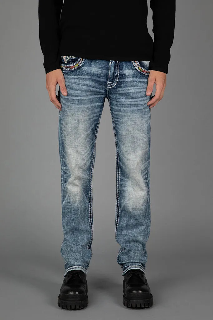 Jeth Straight Jeans sold by Rock Revival product image thumbnail 3