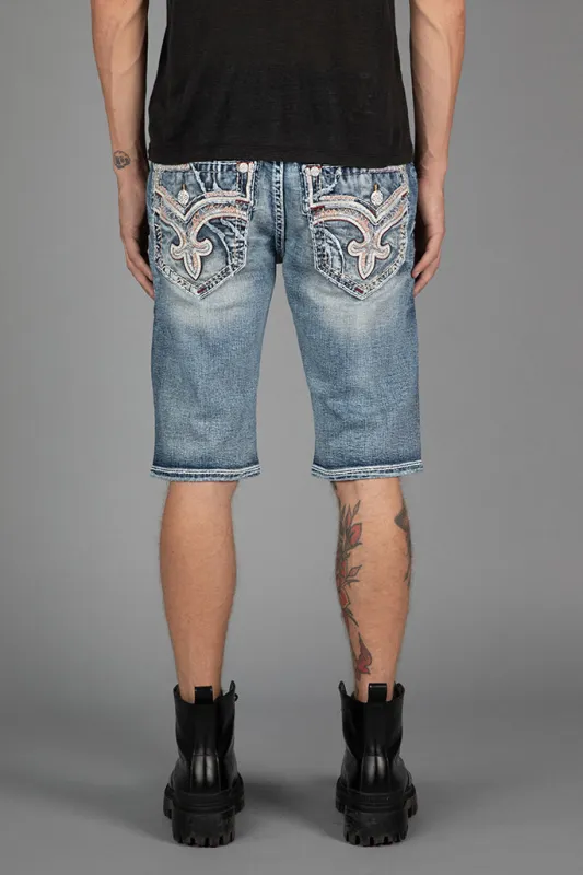 Jimmie Denim Shorts sold by Rock Revival