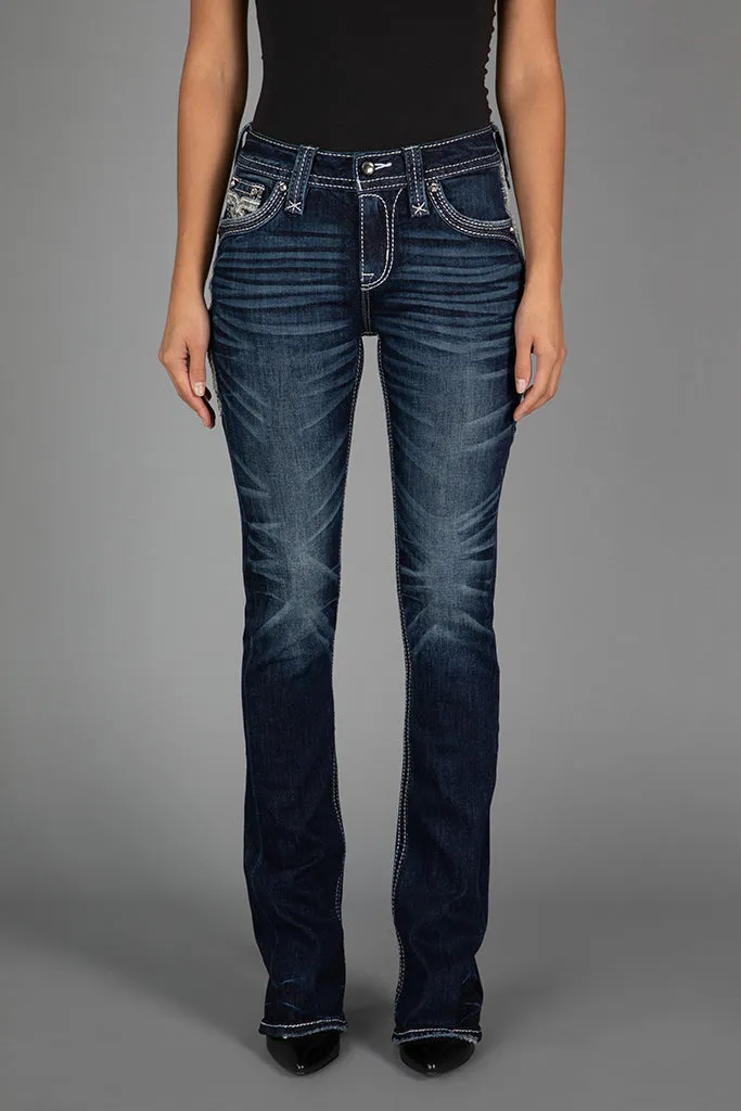 Magdalen Bootcut Jeans sold by Rock Revival product image thumbnail 3