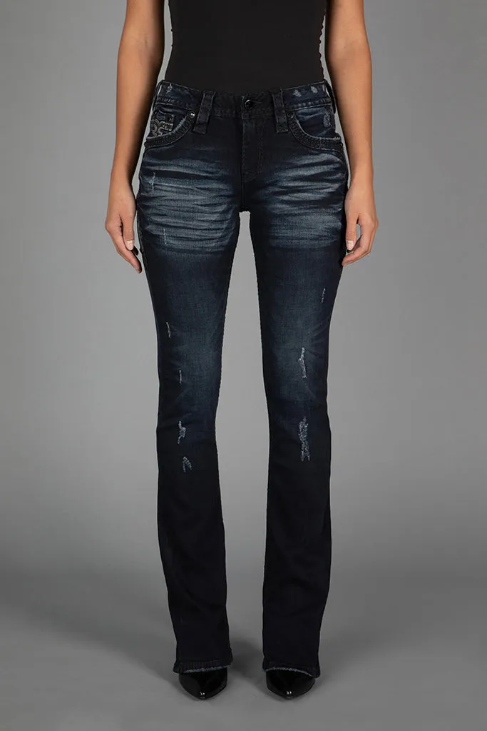 Yui Bootcut Jeans sold by Rock Revival product image thumbnail 3