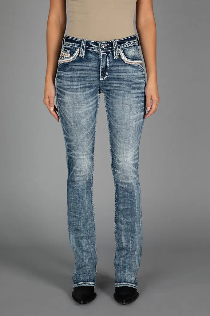 Calirose Bootcut Jeans sold by Rock Revival product image thumbnail 3