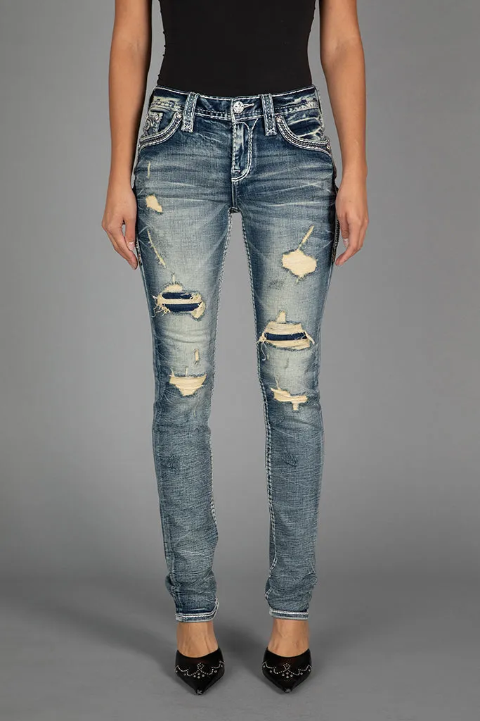 Tamiko Straight Jeans sold by Rock Revival product image thumbnail 3
