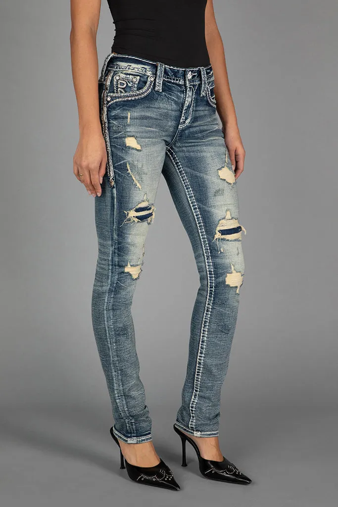 Tamiko Straight Jeans sold by Rock Revival product image thumbnail 2